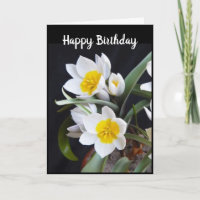 ETT "BEAUTIFUL FLOWER" FÖR "DITT BIRTHDAY-KORT"