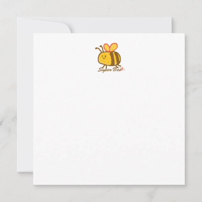 ETT BEE-vykort FÖR TOPPEN (Framsida)