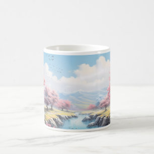 Ett berg, en flod och en Träd i Vår Kaffemugg