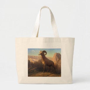 ett bergsfår av hög storlek, Bierstadt Albert Jumbo Tygkasse