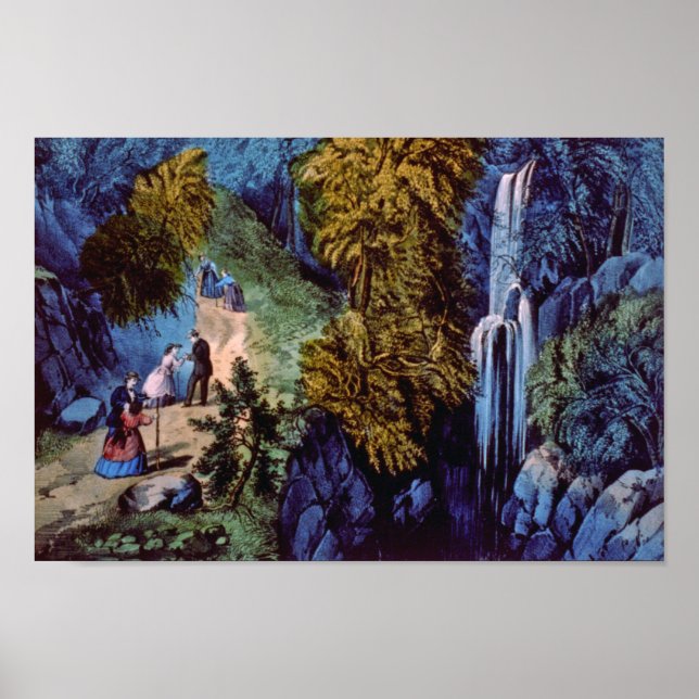 Ett bergsramble Poster Skriv ut (Framsidan)