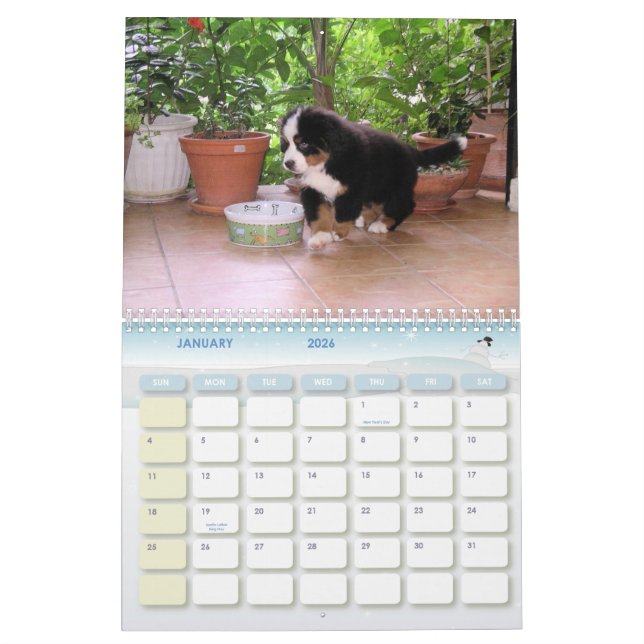 Ett Berner år Kalender (Jan 2026)