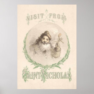 Ett besök från Saint Nicholas Poster