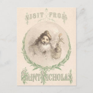 Ett besök från Saint Nicholas Vykort