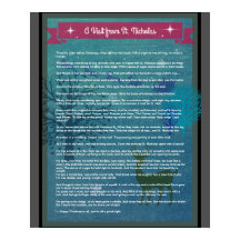 Ett besök från St. Nicholas - Helgdag Poster