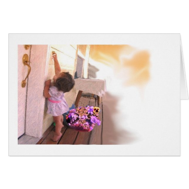 Ett besök hos Nana Hälsningskort (Framsidan Horizontal)