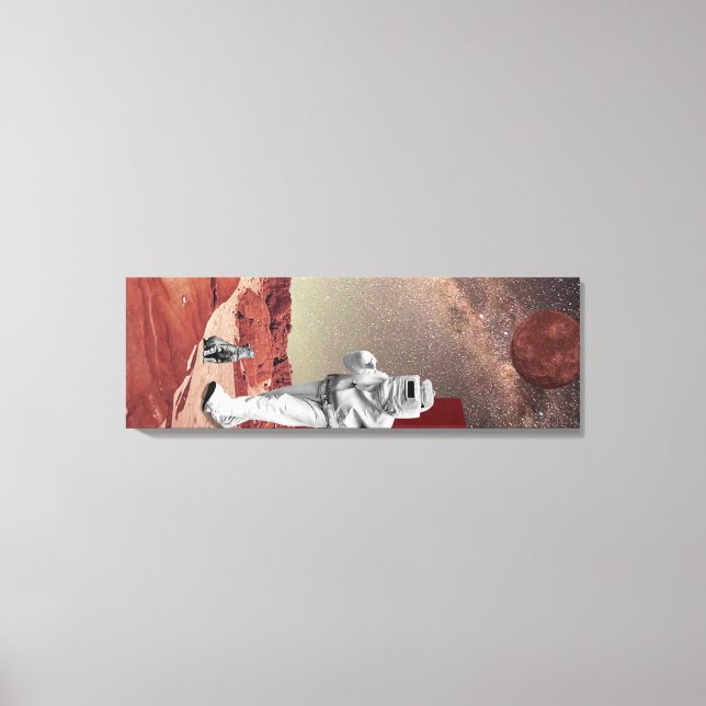 Ett besök i Mars Canvastryck (Framsida)