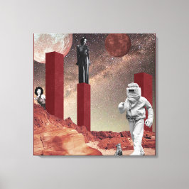 Ett besök i Mars Canvastryck