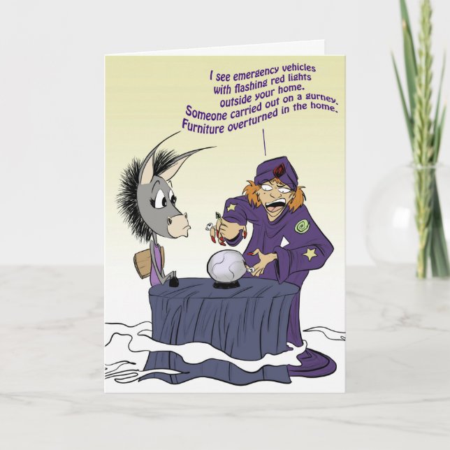 Ett besök på en psykolog kort (Framsida)