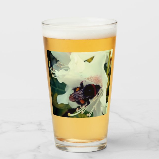 Ett bi - en del av insekten serie glaskopp (Framsida fylld)