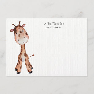 Ett BigTack-giraffkort Tack Kort