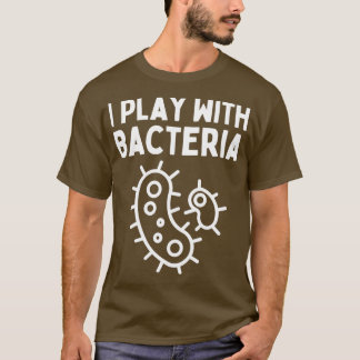 Ett biologiskt citat som jag spelar med bakterier t shirt