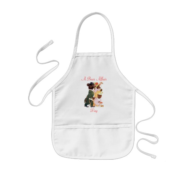 Ett björn påverkar barn Apron Barnförkläde (Framsidan)