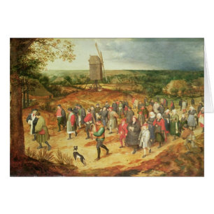 Ett bondaktigt bröllop hälsningskort