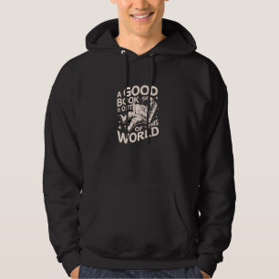 Ett Bra Bok är ute ur denna världsläsare för Bok Ä Hoodie