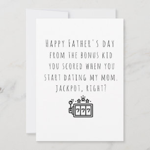 Ett bra Bonus Pappa-kort från bonusunge Julkort