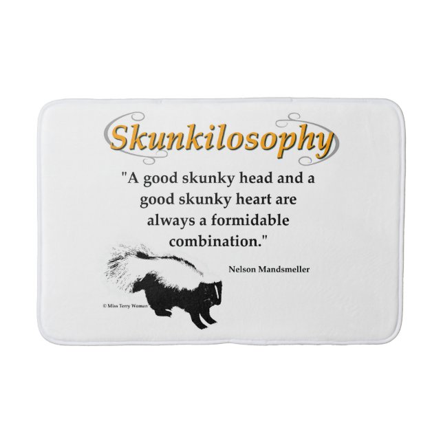 Ett bra-skrovhuvud och ett bra-kunkerat hjärta badrumsmatta (Framsidan)