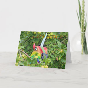 Ett bra Unicorn-hälsningskort! Kort