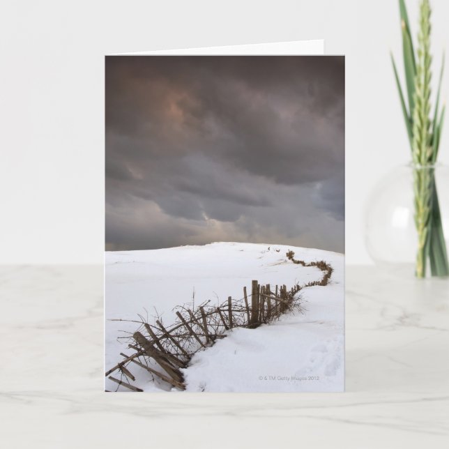 Ett brutet staket kort (Framsida)