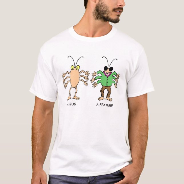 Ett Bug-/Asärdrag T Shirt (Framsida)