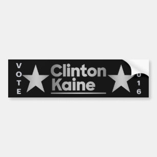 Ett bylte för Clinton Kaine 2016 dubblastjärna för Bildekal
