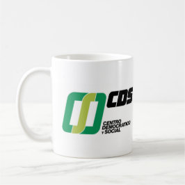 Ett café med mitten kaffemugg