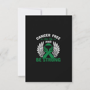ett cancerfritt liv och vara starkt inbjudningar