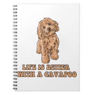 Ett Cavapoo - Rolig hund Älskare 1 Anteckningsbok
