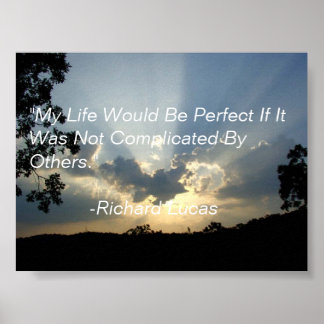 Ett citat av en klok man.. poster