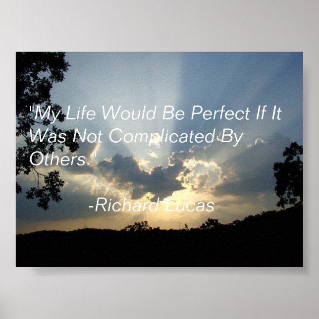 Ett citat av en klok man.. poster (Framsidan)