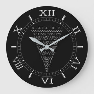 Ett Clever-segment av Pi-uppringning på en Stor Klocka