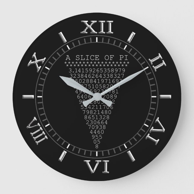 Ett Clever-segment av Pi-uppringning på en Stor Klocka (Framsida)