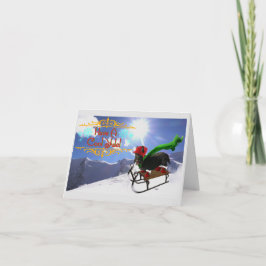 Ett coolt jullovkort kort
