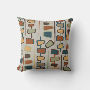 Ett Cute Mid Century Inspired Dekorativ kudde