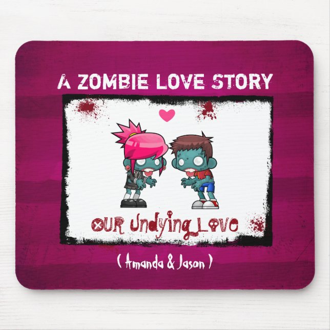 Ett Cute Zombie-par: en Zombie Kärlek-story Musmatta (Framsidan)