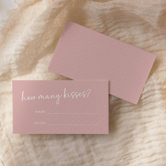 Ett dammigt Rosa - minimalistiskt skript hur många Tilläggskort
