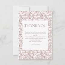 Ett Darling Arrival - tackkort