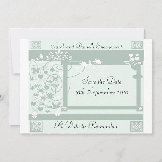 Ett datum att komma ihåg spara datumet (Framsida)