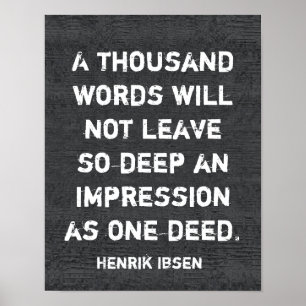Ett deg_ibsen-citat - art poster
