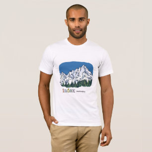 Ett djärvt avbildar av det härliga Mt.-indexet, T Shirt