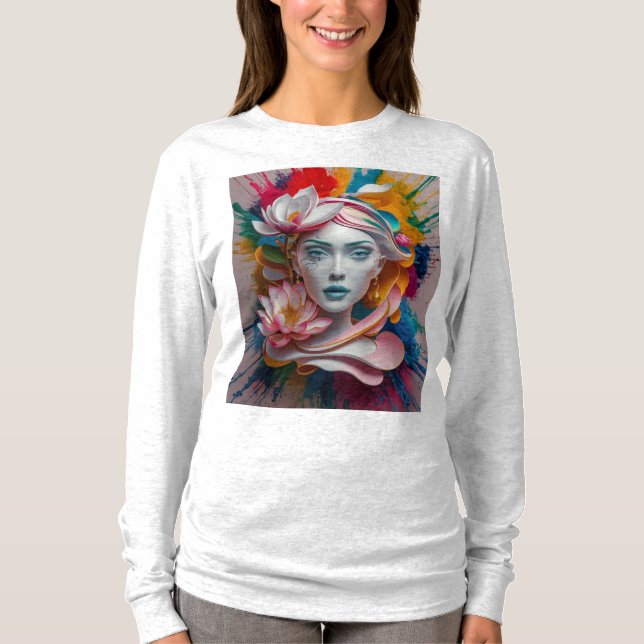 Ett dynamiskt och lekfullt tema med T-shirt (Framsida)