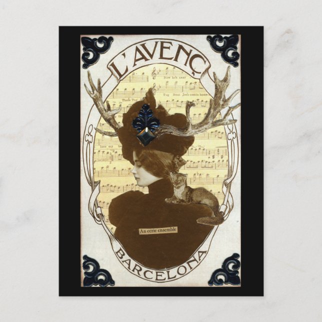 Ett Eerie Ensemble-vykort Vykort (Framsida)