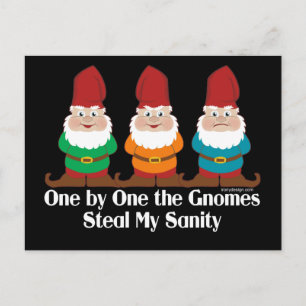 Ett efter ett Gnomes Vykort