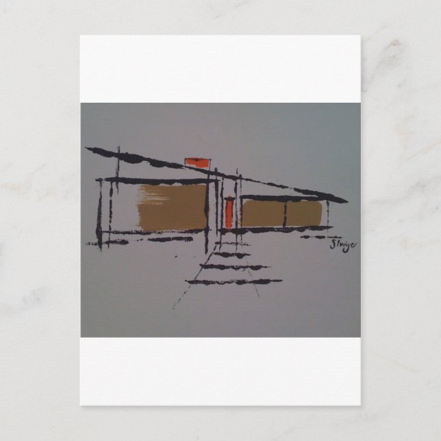 Ett Eichler-hem på T #1 Vykort (Framsida)