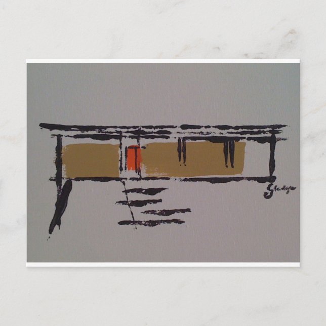 Ett Eichler-hem på T #3 Vykort (Framsida)