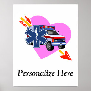 Ett EMS-hjärta Poster