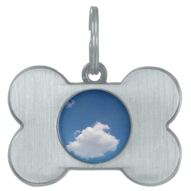 Ett enda moln ID-bricka husdjur (Framsidan)
