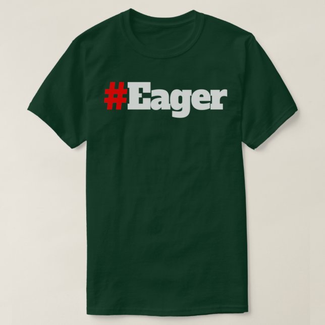 Ett enda Ord som motiverar Ord Eage T Shirt (Design framsida)