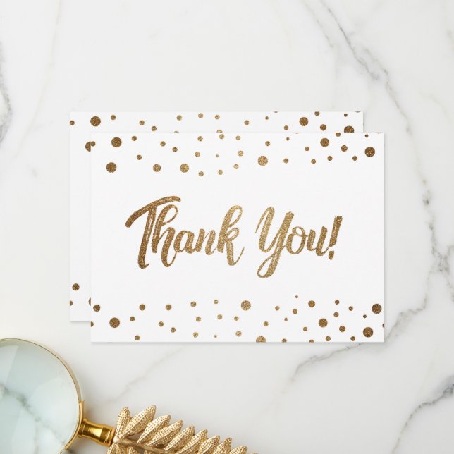 Ett enkelt 50-årsjubiléet för guld konetti tack (Fram/Back In Situ)