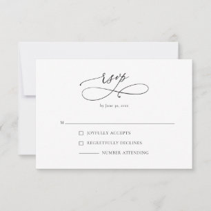 Ett enkelt Modern svarskort för svart och vit II-O